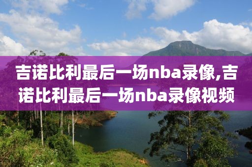 吉诺比利最后一场nba录像,吉诺比利最后一场nba录像视频
