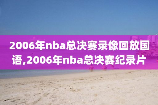 2006年nba总决赛录像回放国语,2006年nba总决赛纪录片