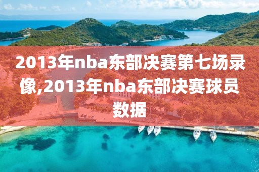2013年nba东部决赛第七场录像,2013年nba东部决赛球员数据